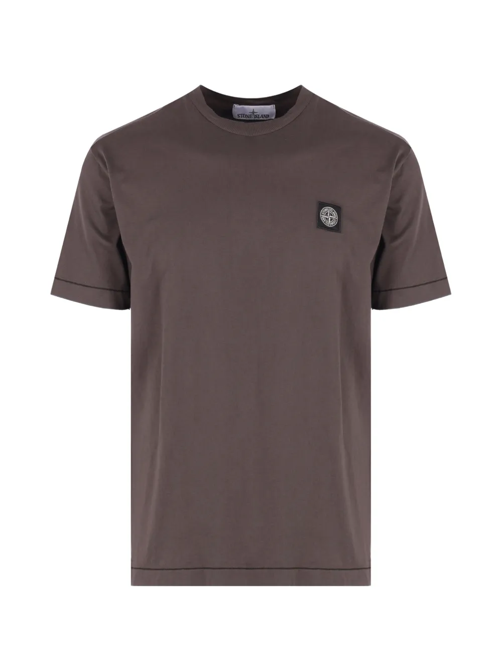 Stone Island 2100027 logo patch T-shirt - Grigio