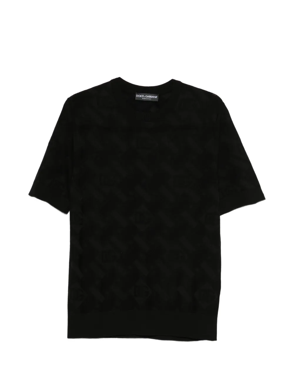 Dolce & Gabbana T-shirt con logo - Nero