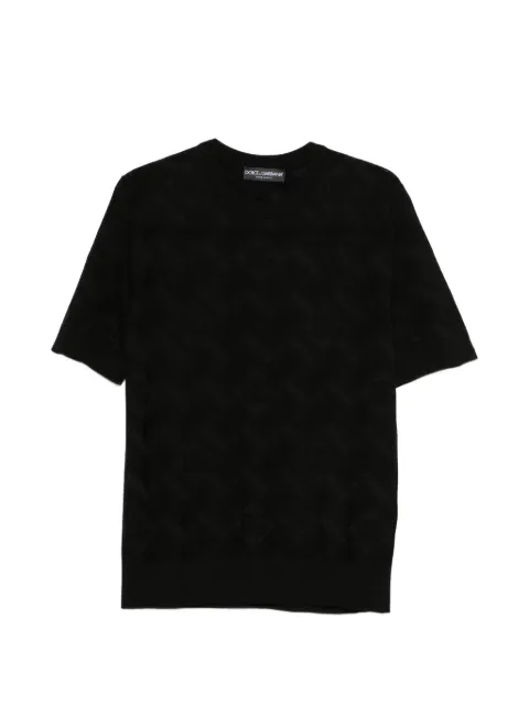 Dolce & Gabbana logo pattern T-shirt