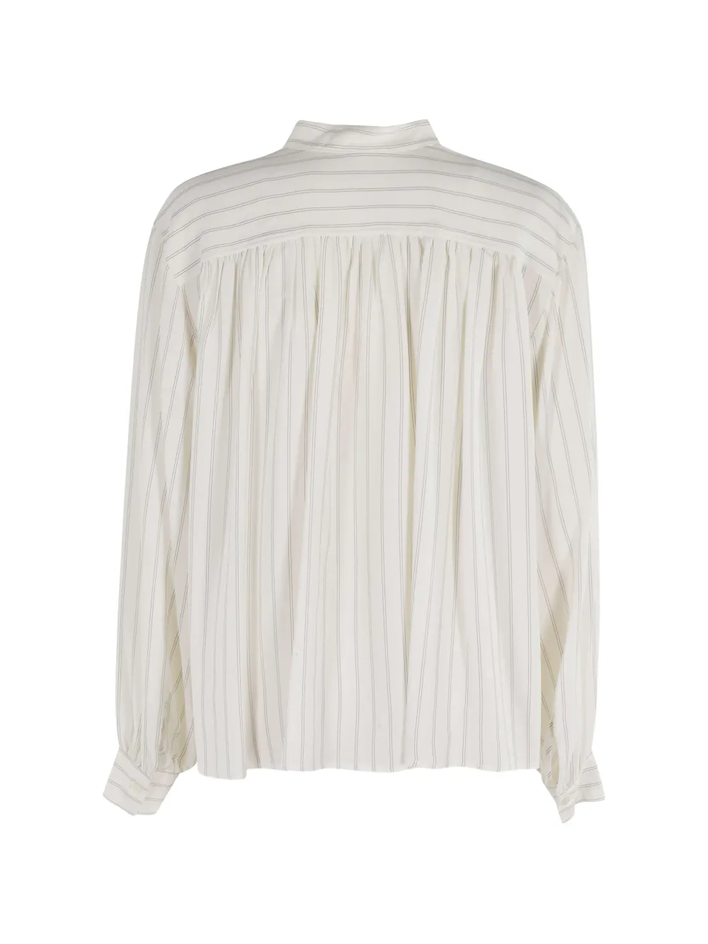 Semicouture Margherita striped V-neck blouse - Wit