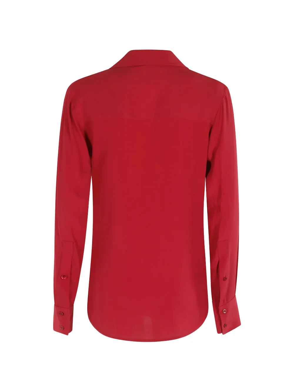 Semicouture Gustave V-neck tie blouse - Rood