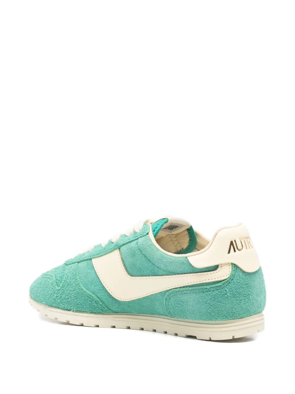 Autry Windspin sneakers met suède vlakken Groen