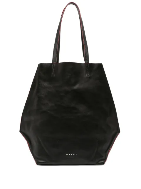 Marni Pre-Owned 2010-2025 Leather Museo tote bag