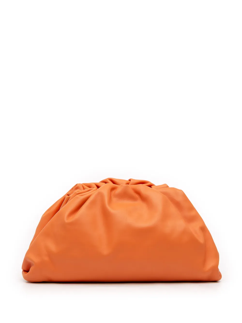 Bottega Veneta Pre-Owned 2012-2025 Lambskin The Pouch clutch bag - Orange