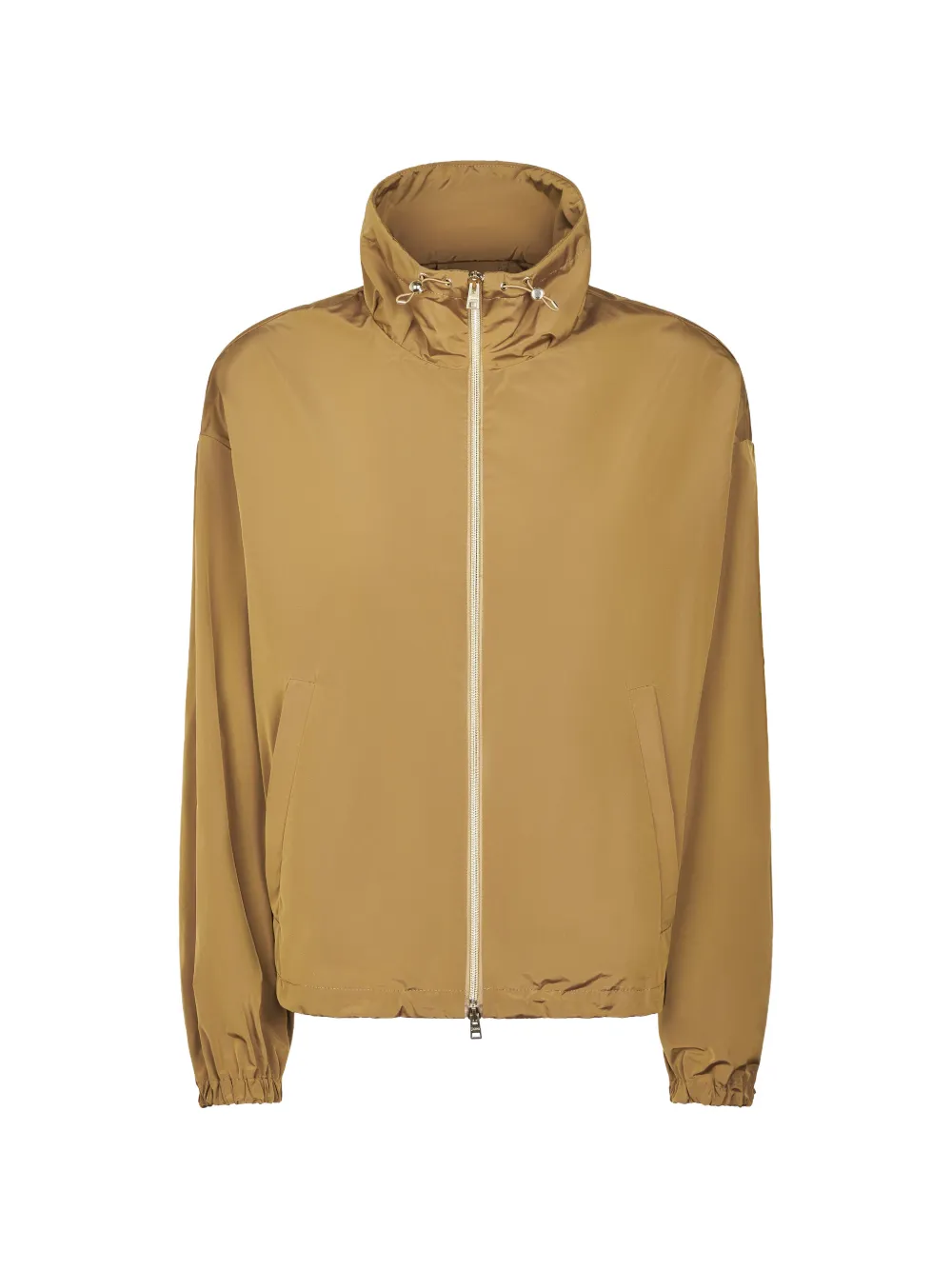 Herno high-neck zip-up jacket - Nude