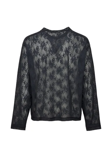 Satisfy floral-lace T-shirt