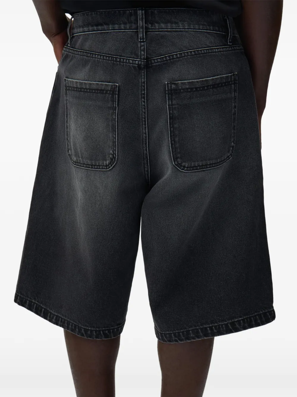  Arte Antwerp Belt-lopes Shorts - Grey 