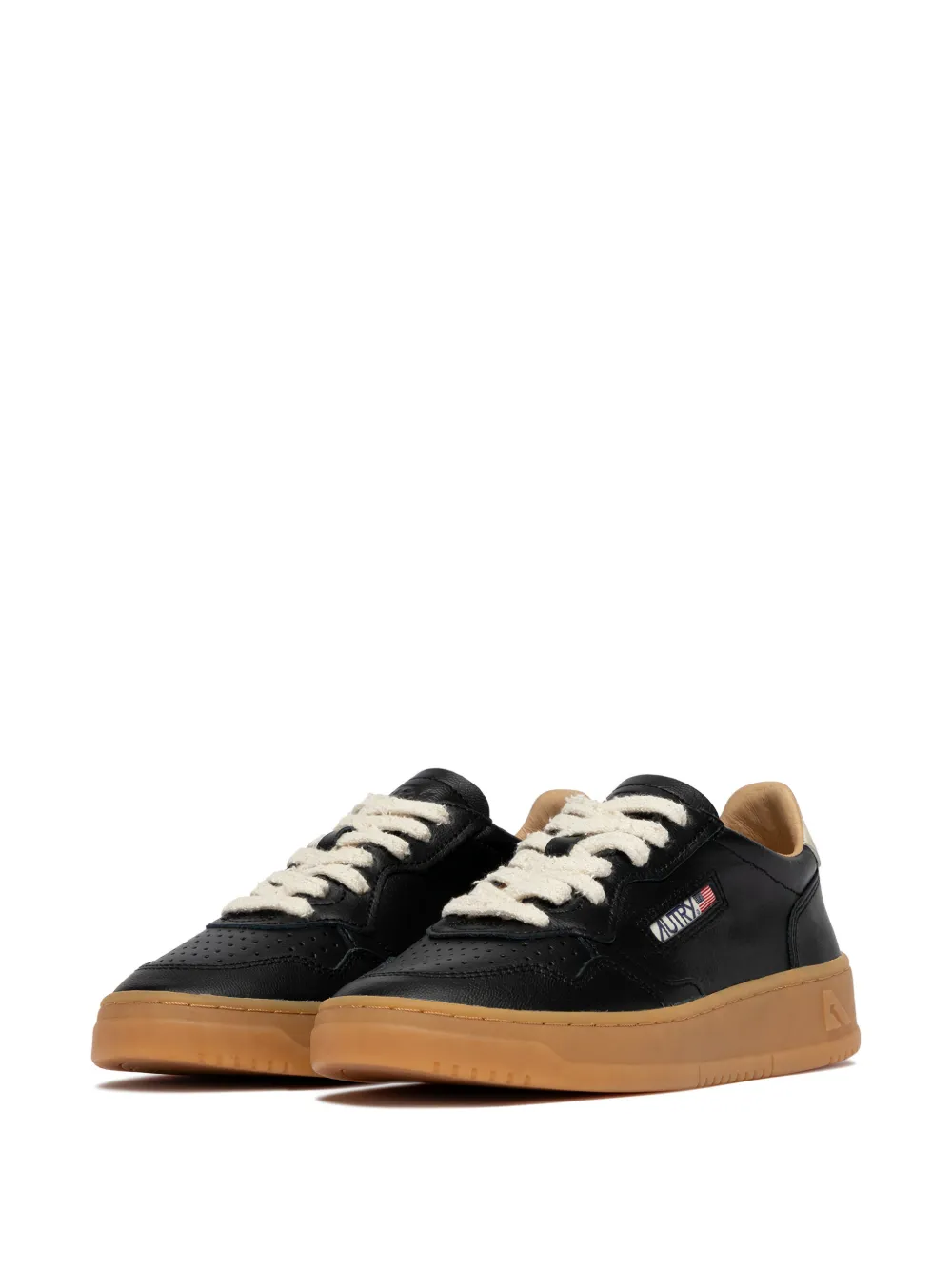 Autry Medalist leren sneakers Zwart