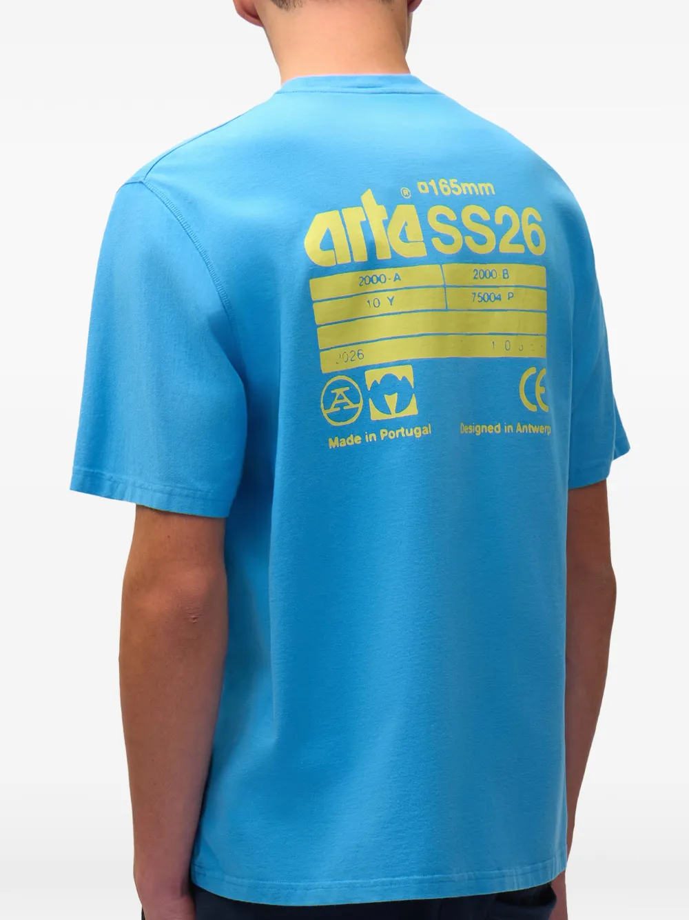 Arte Antwerp T-shirt met print en korte mouwen Blauw