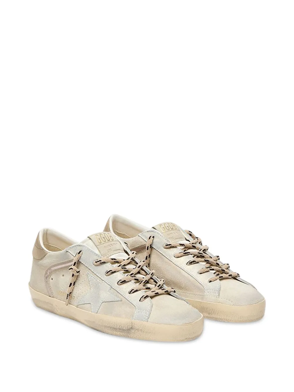 Golden Goose Super-Star leren sneakers Beige