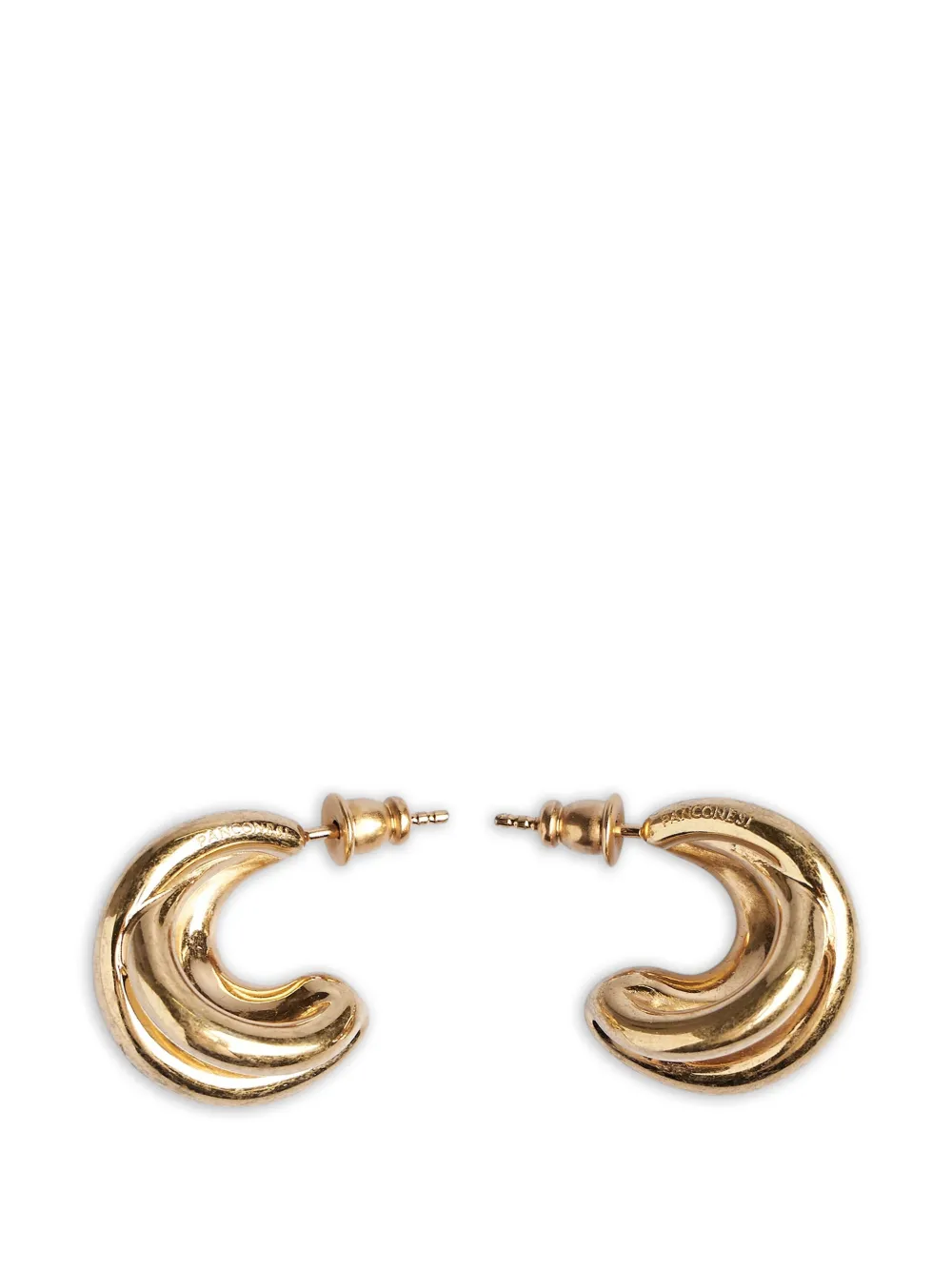 Panconesi twisted hoop earrings - Gold