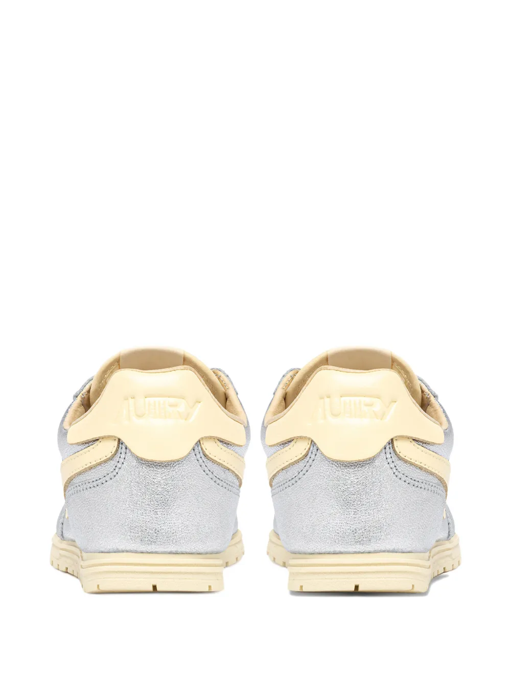 Autry Windspin sneakers met logodetail Zilver