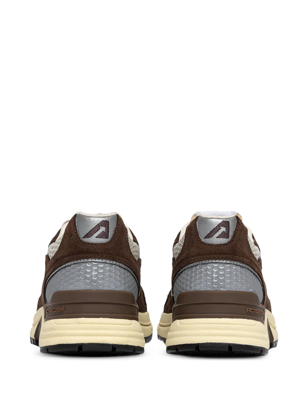 Autry Hyperway sneakers met suède vlak Beige