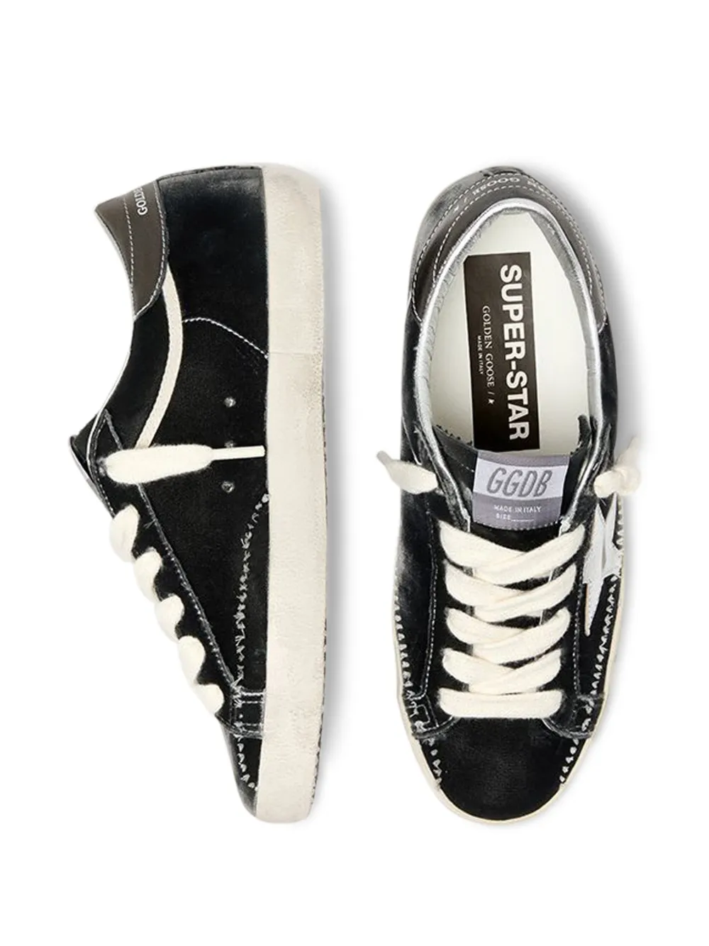 Golden Goose Super-Star low-top sneakers Zwart