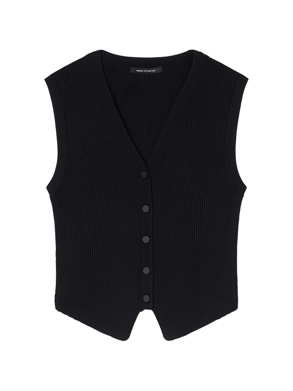 Armani Exchange ribbed buttoned cardigan - Nero