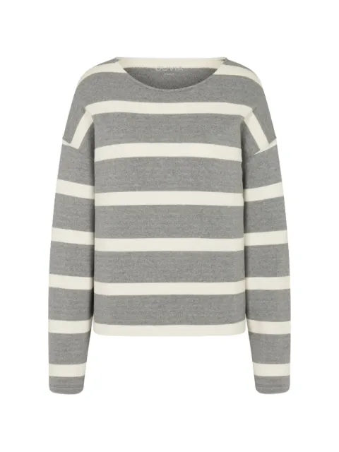 Juvia Gestreifter Pullover mit Logo