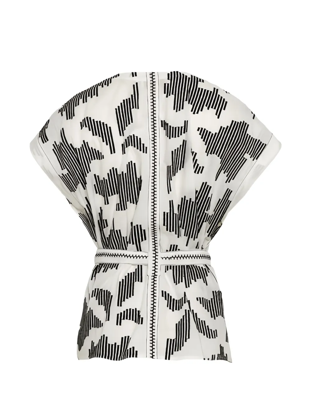 Devotion 셀레스트라 V넥 벨트 탑 | 블라우스 | Image 2