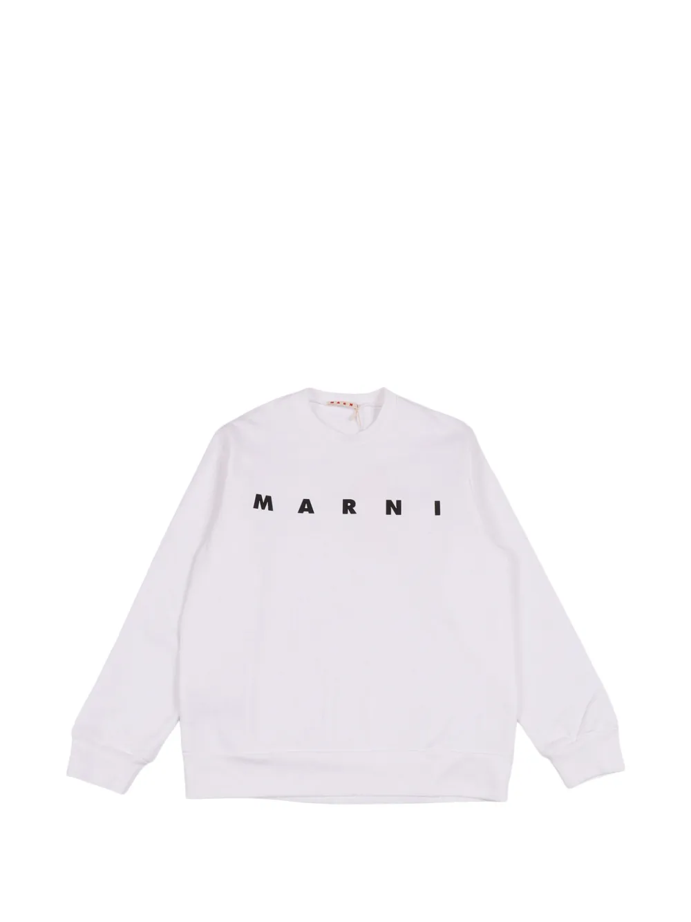 Marni Kids logo-print sweatshirt - Bianco