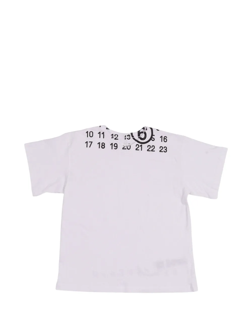 MM6 Maison Margiela Kids numeric-print T-shirt - Bianco