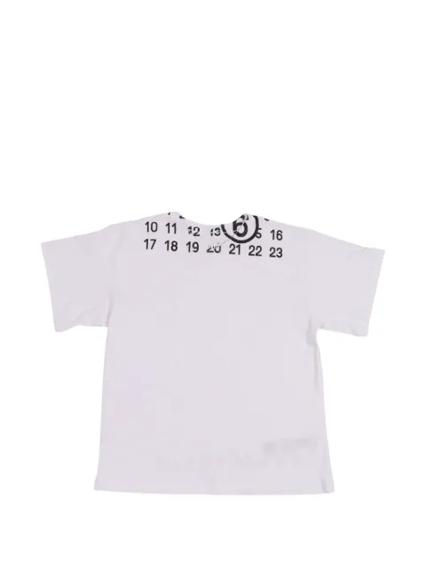 MM6 Maison Margiela Kids playera con estampado numérico