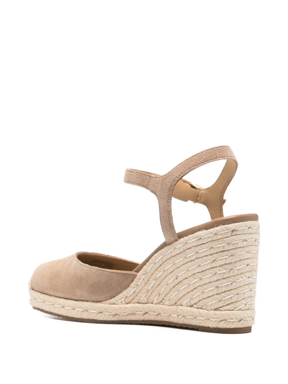 Michael Kors Kenzie wedge espadrille sandals Beige