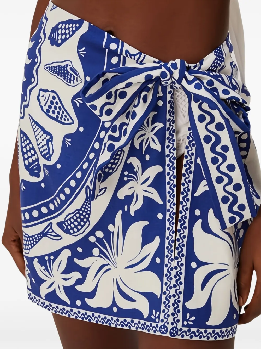 Ocean Scarf Mini Skirt
