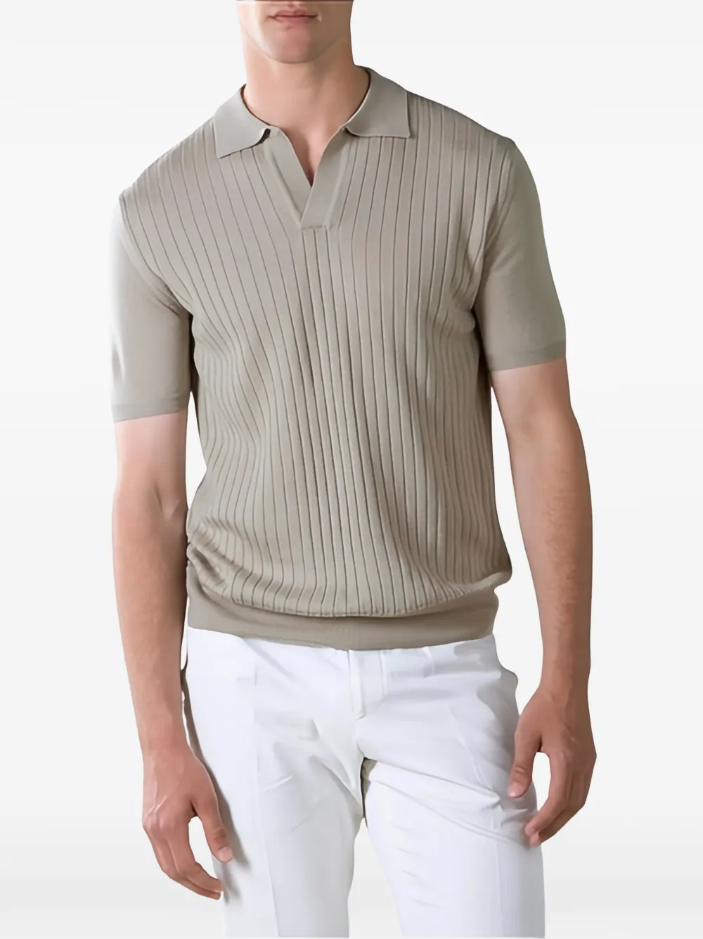 Aurélien buttonless ribbed top | T-Shirts | Image 2