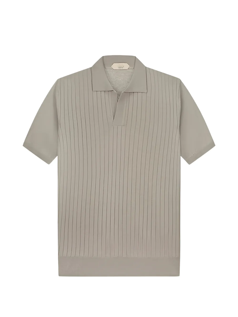 Aurélien buttonless ribbed top | Grau | Image 1