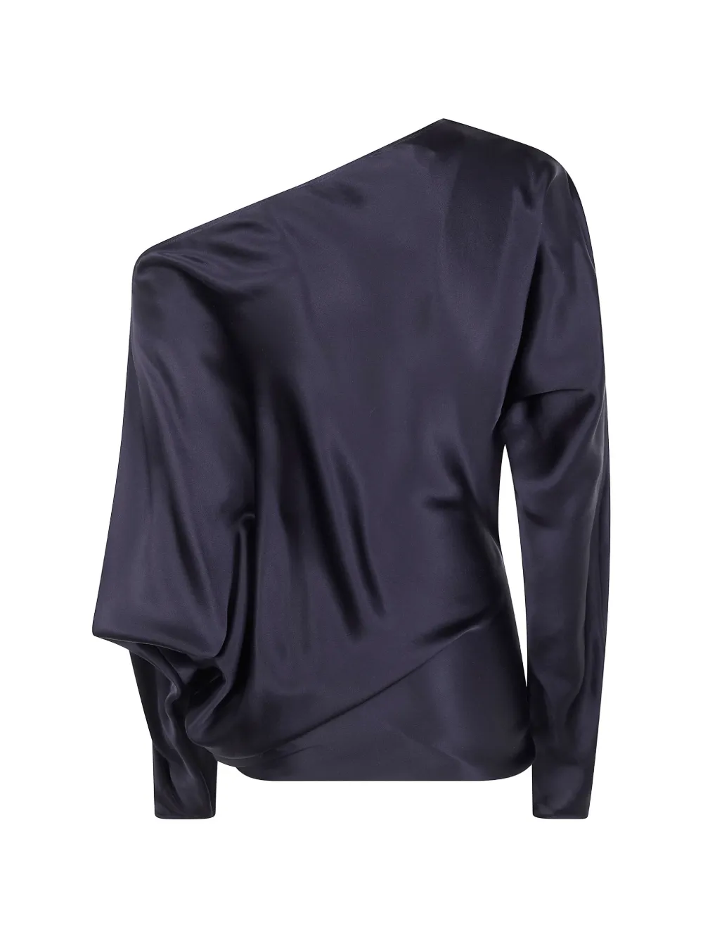 Ann Demeulemeester One-shoulder Long-sleeve Top - Black 