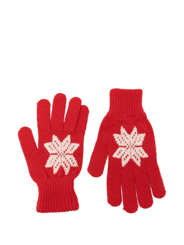 Dolce & Gabbana Pre-owned 2000s Knitted Gloves in Red