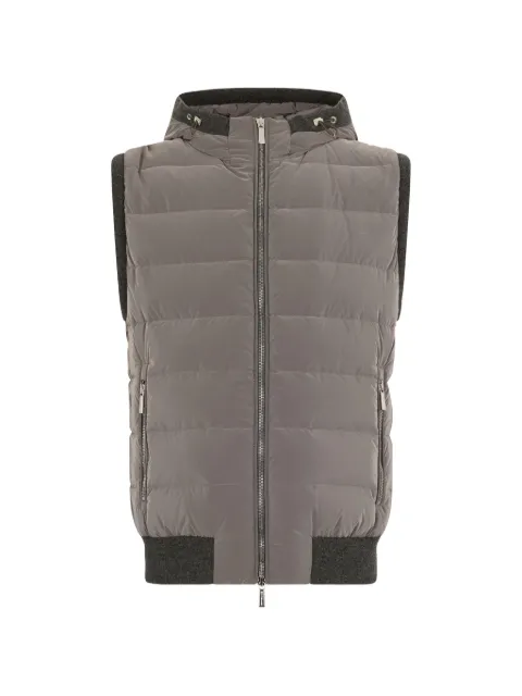 Moorer quilted waistcoat