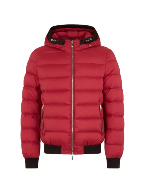 Moorer padded hooded jacket