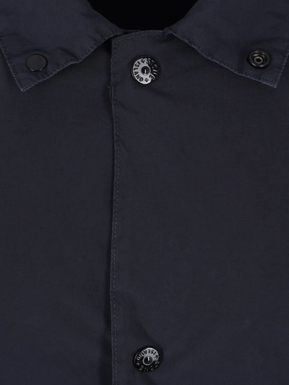 Stone Island Jack met enkele rij knopen Blauw