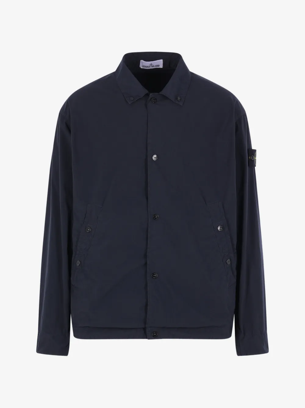 Stone Island 4100041 light compact Touch Poly-TC jacket | Blue | Image 1