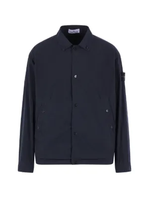 Stone Island 1200013 Stretch Organic Cotton Twill Shirt Jacket