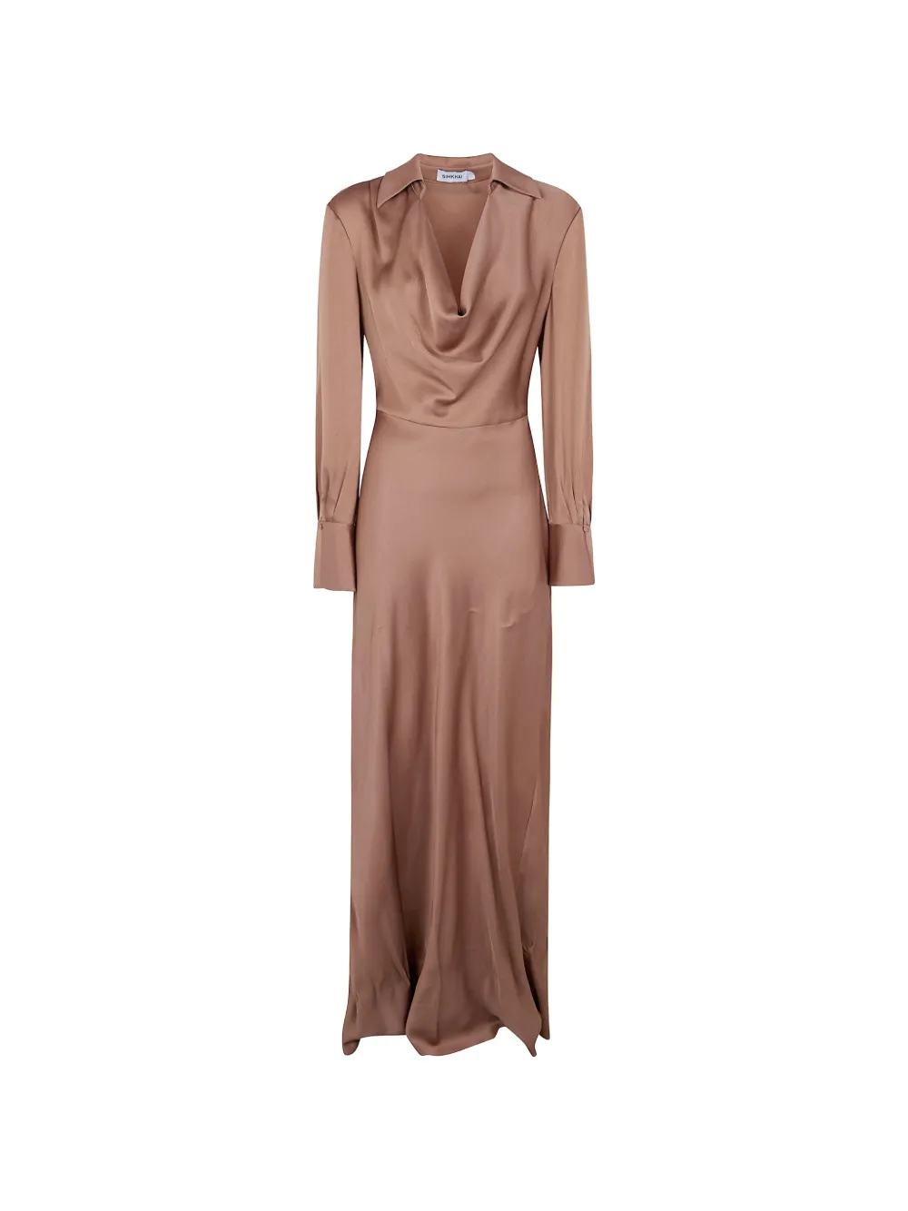 Simkhai Adelle long-sleeved maxi dress - Toni neutri