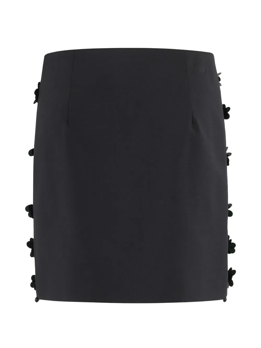 Semicouture Georgina sequin-floral mini skirt - Zwart