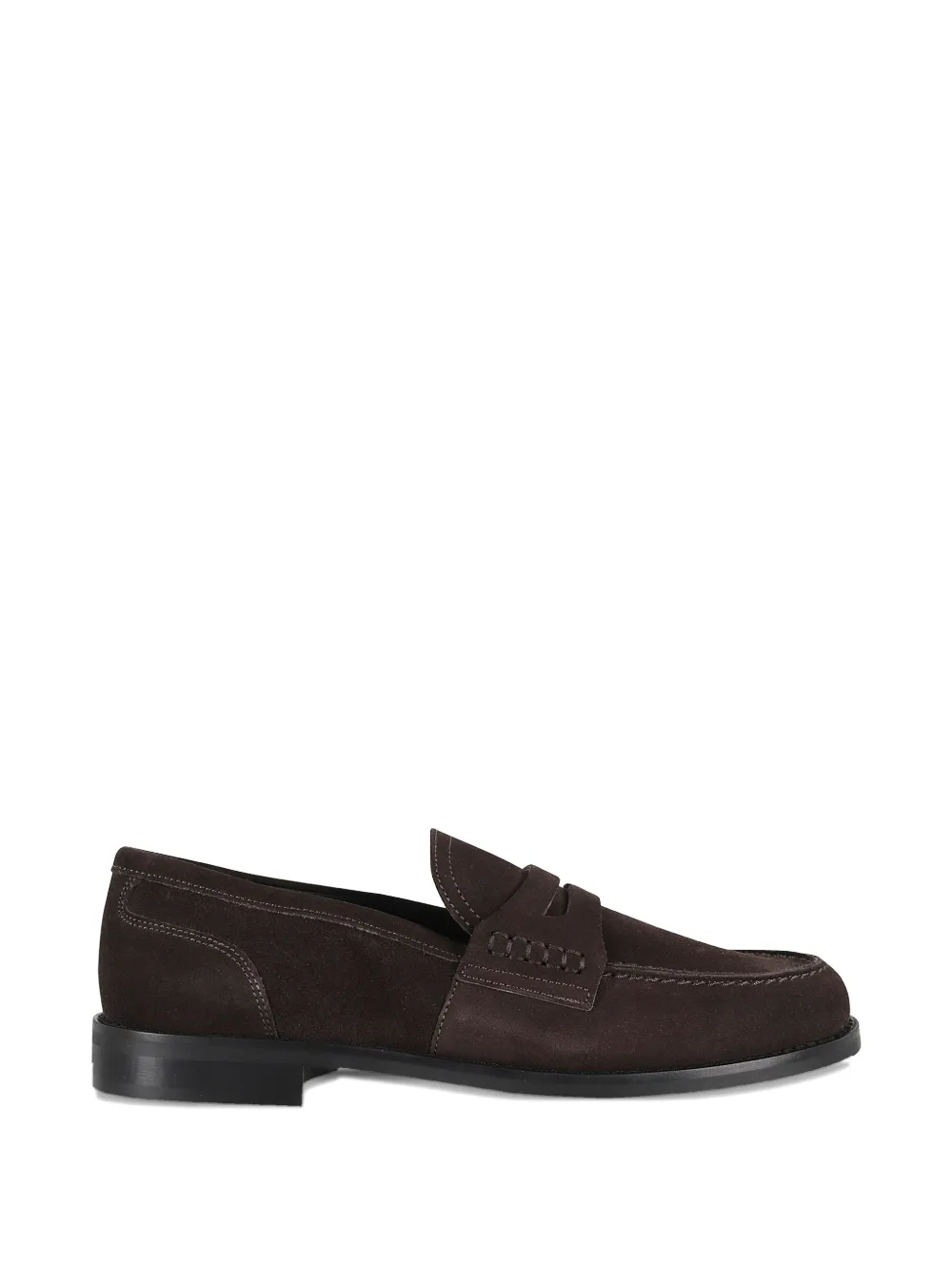 Semicouture Damienn stitched loafers - Marrone