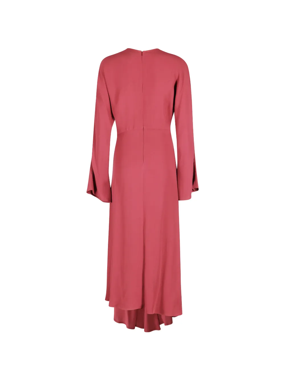 Semicouture Eleonor V-neck asymmetric dress - Roze
