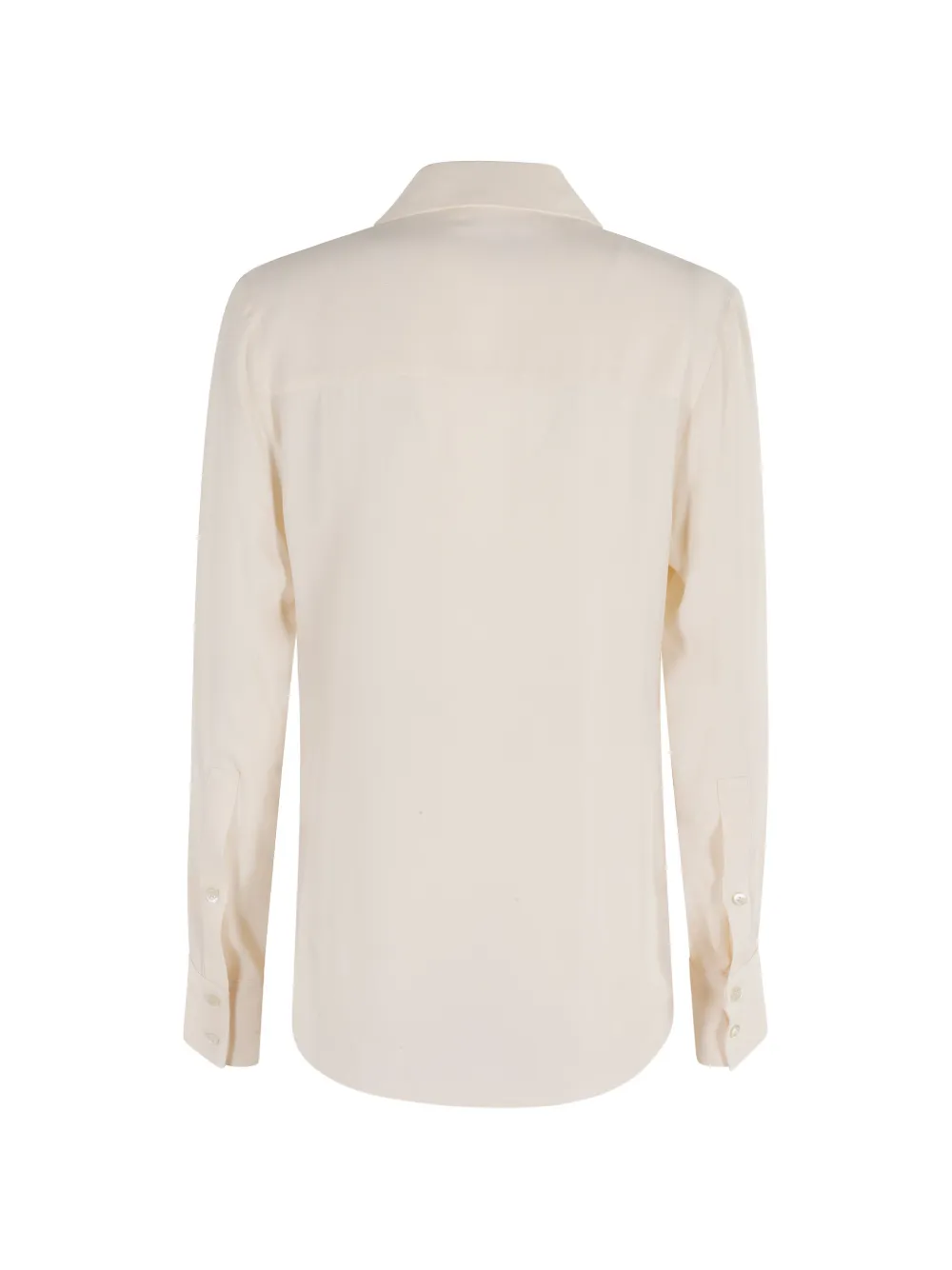 Semicouture Gustave V-neck side-tie blouse - Beige