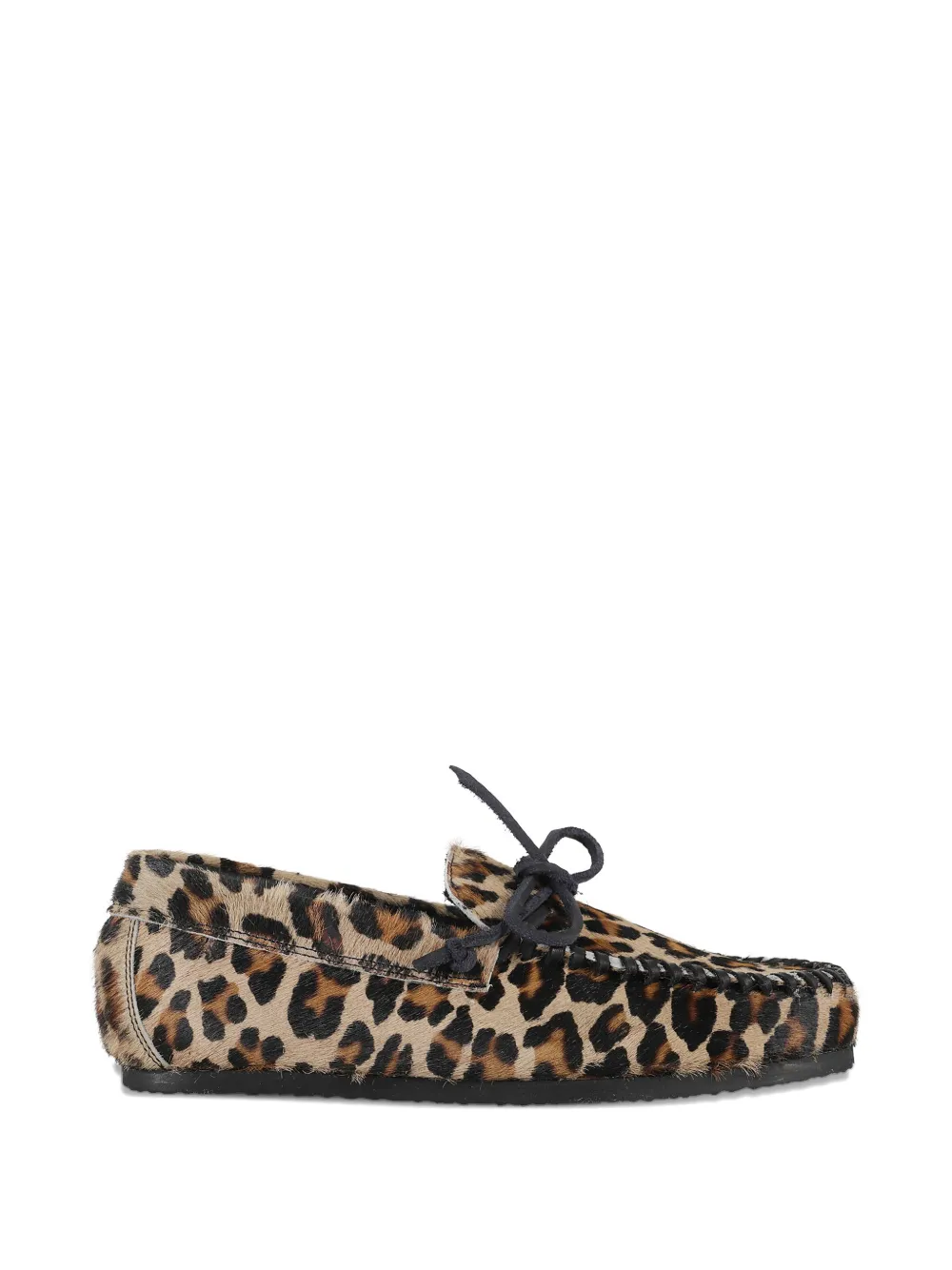 Semicouture Maika animal-print loafers - Braun
