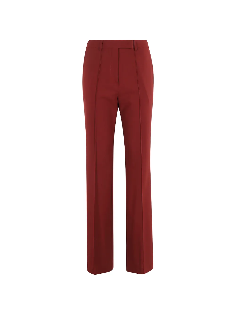 Semicouture Sienna welt-pocket trousers - Rosso