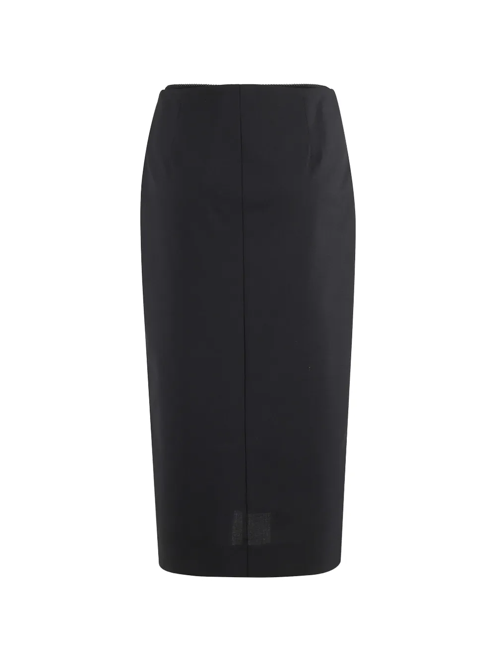 Semicouture Felicienne split midi skirt - Zwart