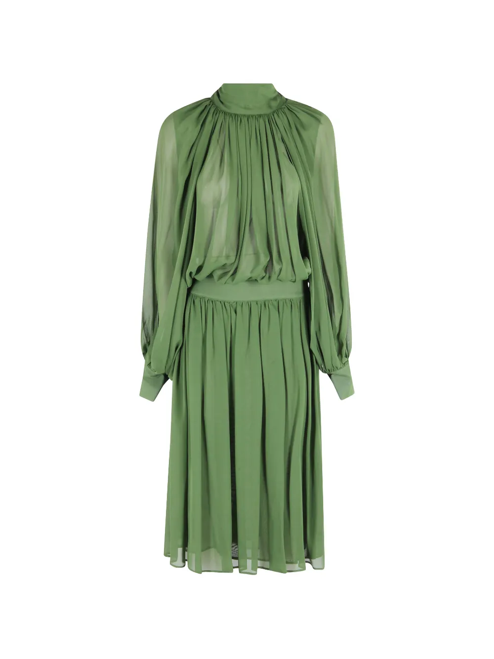 Semicouture Bienvenida green dress - Verde
