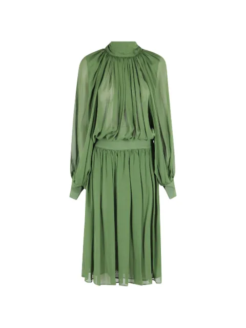 Semicouture Bienvenida green dress