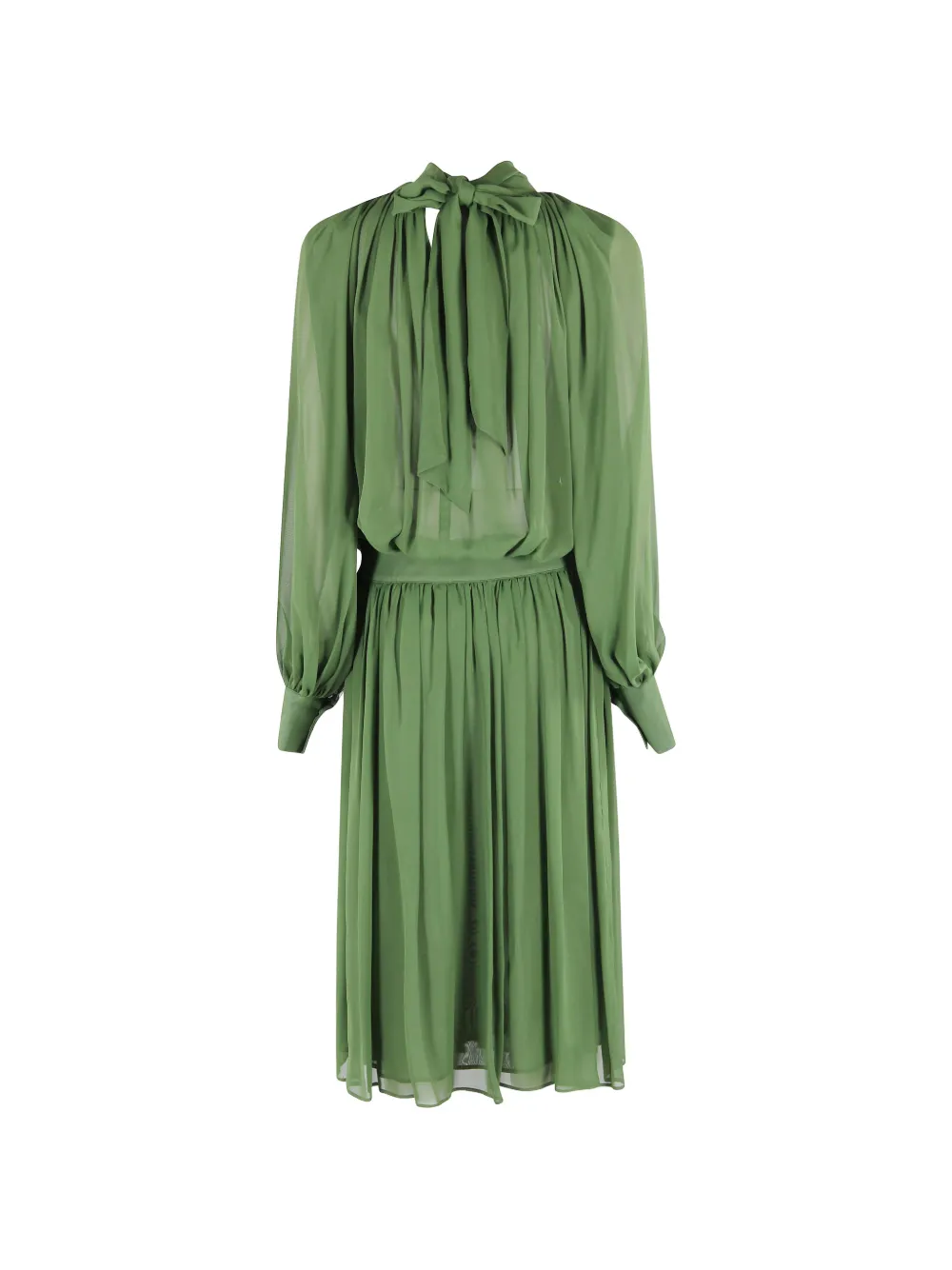 Semicouture Bienvenida green dress - Groen