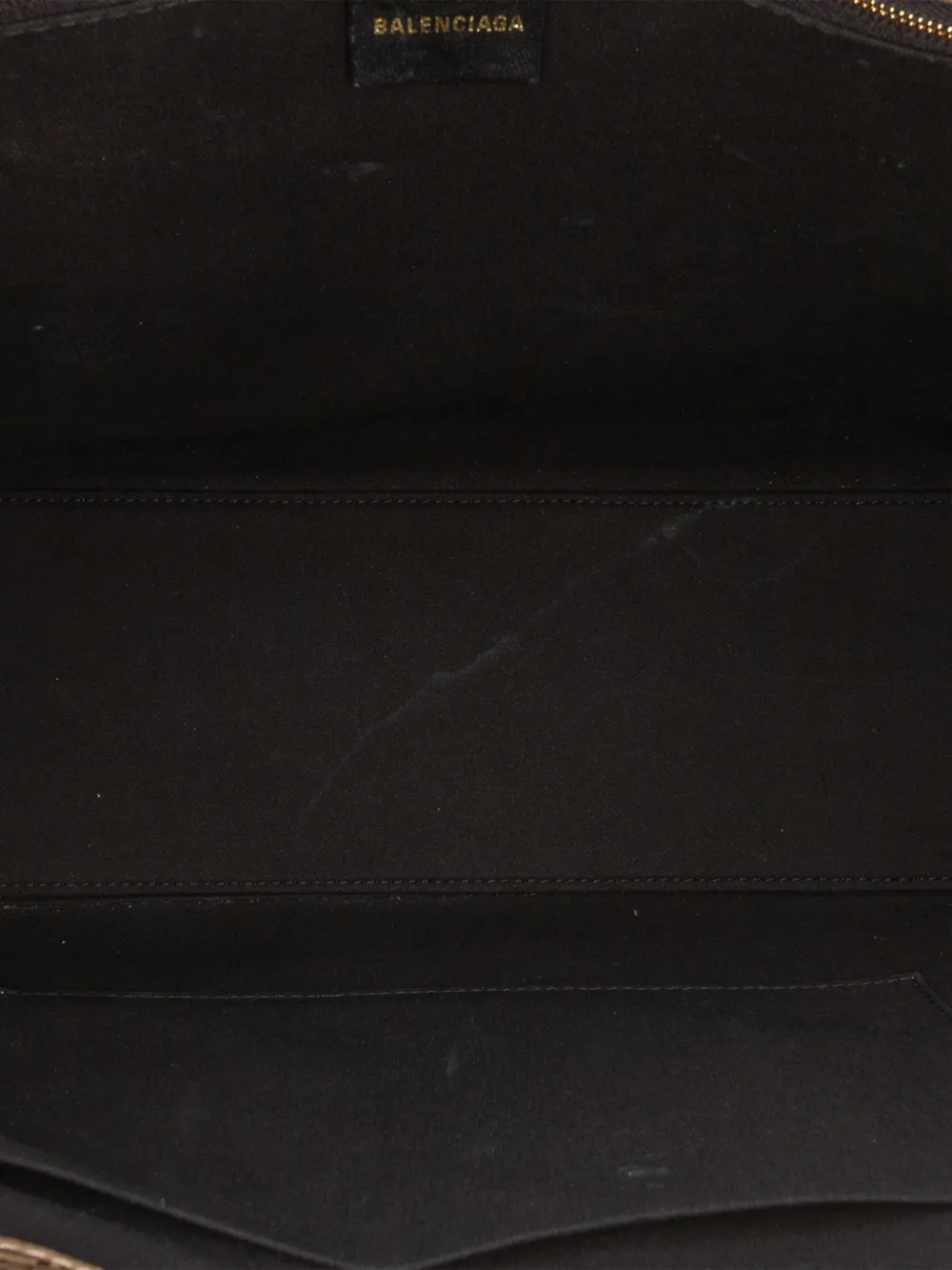 2022 Bb Monogram Coated Canvas Signature Shopper M Tote Bag