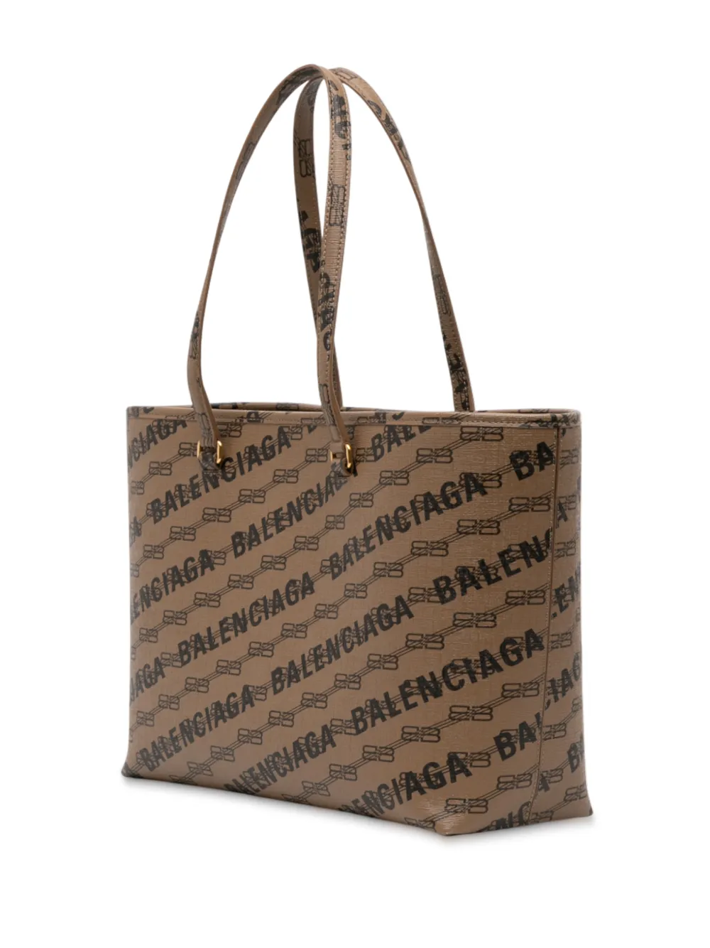 Balenciaga Pre-Owned 2022 BB Monogram Coated Canvas Signature