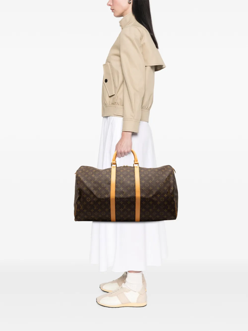 Louis Vuitton Pre-Owned 1998 Monogram Keepall 55 travel bag | Pre-Owned | Image 2