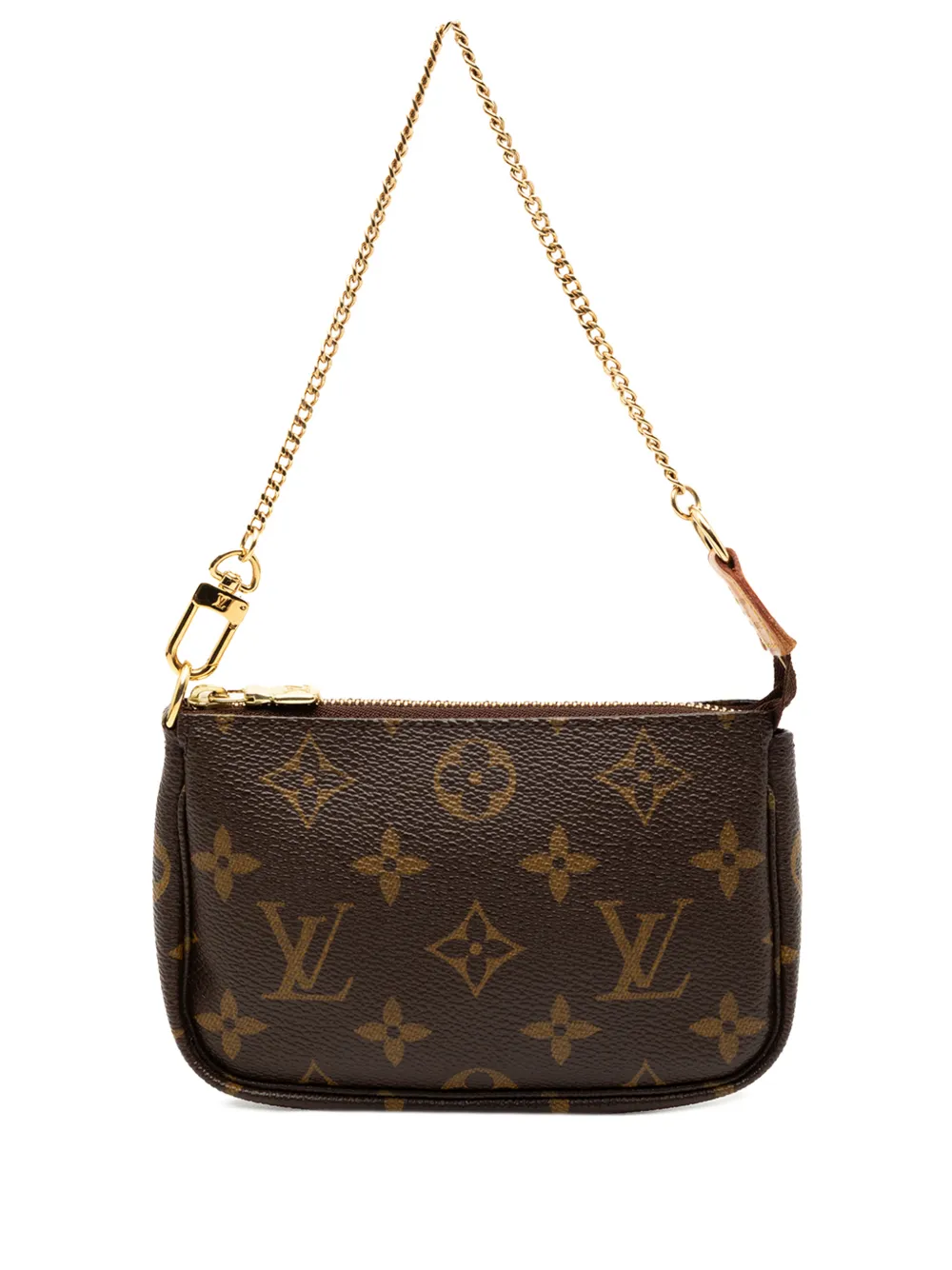 Louis Vuitton Pre-Owned 2008 Monogram Mini Pochette Accessoires handbag - Braun